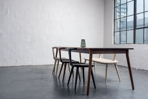 Oxbend Timeless Minimalist Armless Dining Side Chair