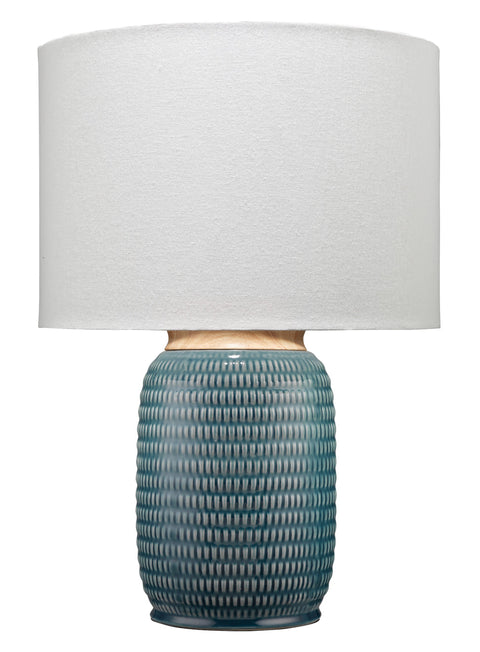 Graham Ambient Drum Table Lamp with Finial Contemporary