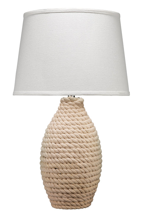 Accent Rope Coastal Drum Table Lamp