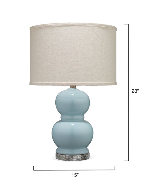 Bubble Accent Ambient Drum Table Lamp Transitional Style