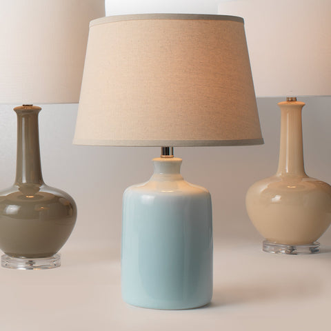 Ambient Transitional Drum Table Lamp