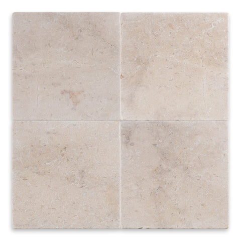 Botticino Marble Tumbled Tile 6"x6"