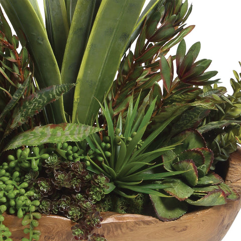 Uttermost Rustic Succulent Centerpiece for Indoor Decorating