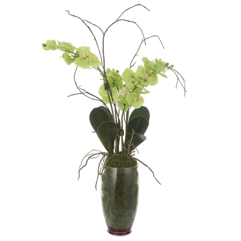 Uttermost Contemporary Orchid Centerpiece for Indoor Decorating