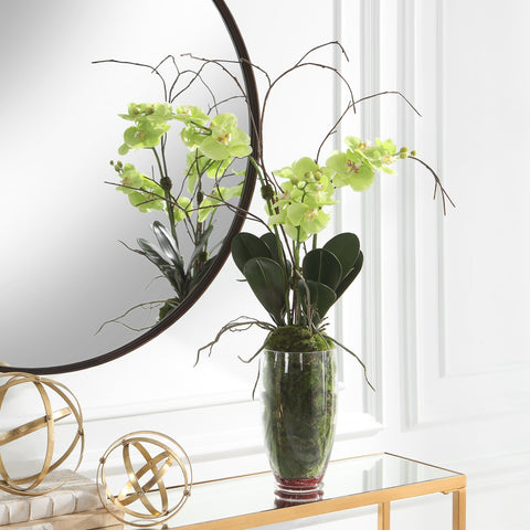 Uttermost Contemporary Orchid Centerpiece for Indoor Decorating