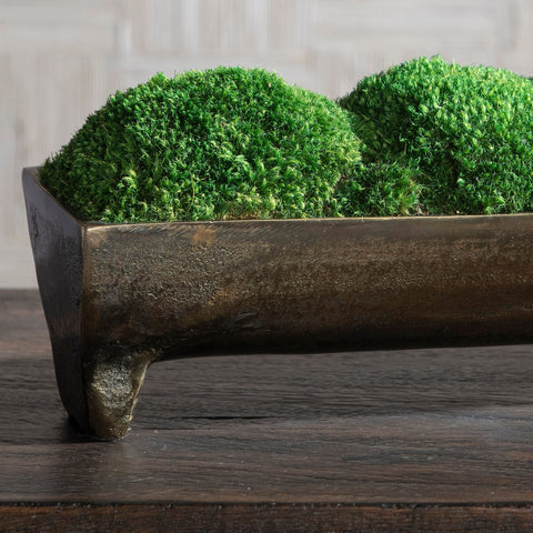 Uttermost Realistic Moss Centerpiece for Contemporary Decor