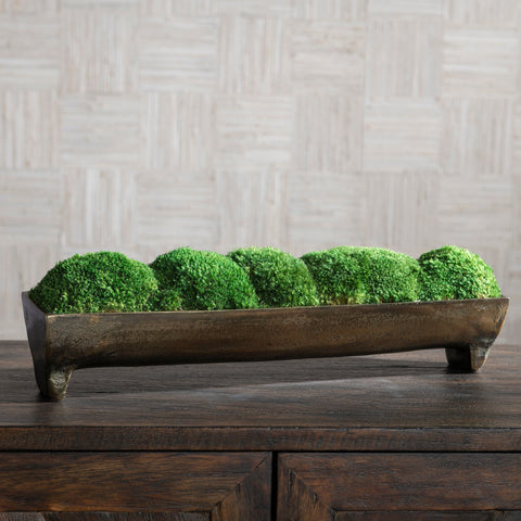 Uttermost Realistic Moss Centerpiece for Contemporary Decor