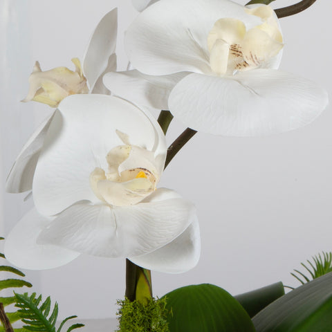Uttermost White Orchid Centerpiece for Contemporary Decor