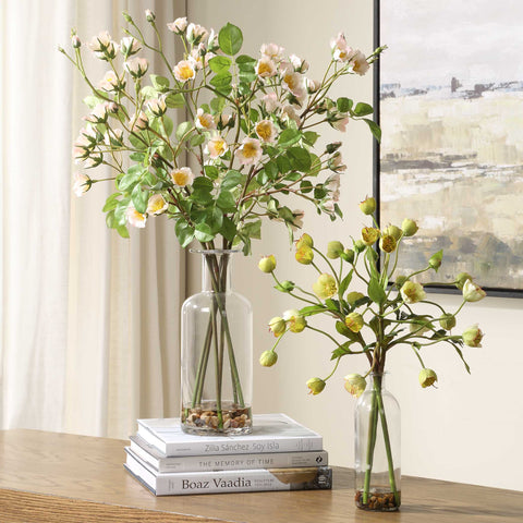 Uttermost Contemporary Rose Bouquet Set for Indoor Decorating