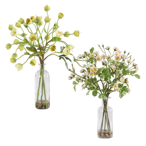 Uttermost Contemporary Rose Bouquet Set for Indoor Decorating