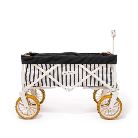 The Beach Cart - Monaco Black Stripe