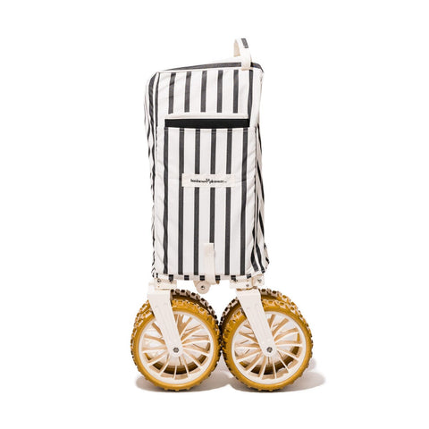 The Beach Cart - Monaco Black Stripe