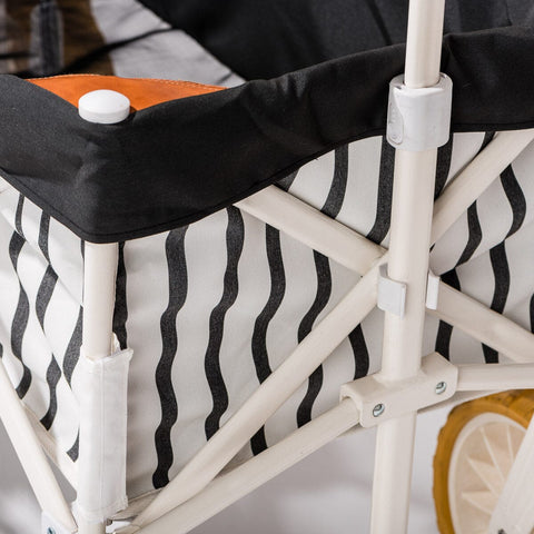 The Beach Cart - Monaco Black Stripe