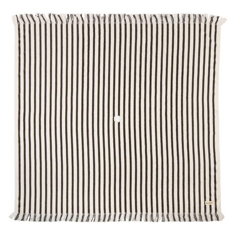 The Beach Blanket - Monaco Black Stripe