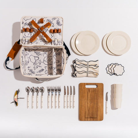 The Picnic Set - Rivie White