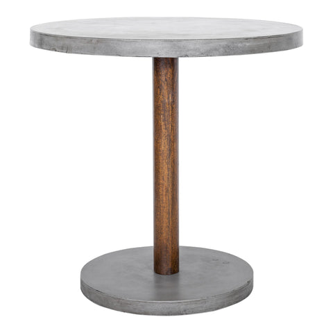 Hagan Modern Bistro Dining Table with Drum Base