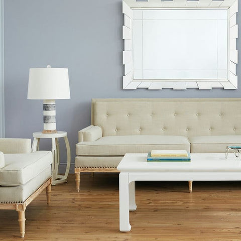 Art Deco Venetian Accent Mirror for Living Room Wall