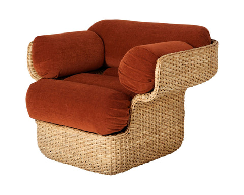 Timeless Minimalist Bohemian Barrel Lounge Chair