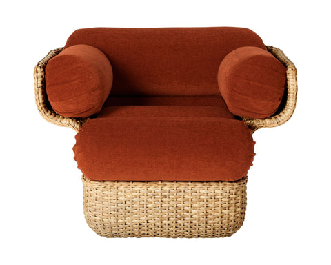 Timeless Minimalist Bohemian Barrel Lounge Chair