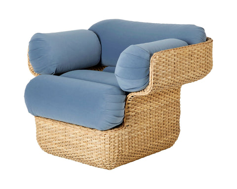 Timeless Minimalist Bohemian Barrel Lounge Chair