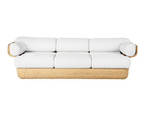 Bohemian Handcrafted Velvet Standard Sofa with Rolled Armrests