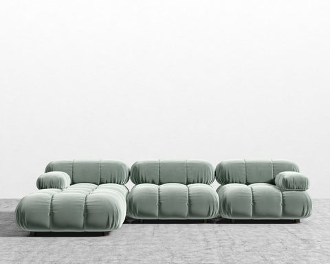 Belia Modular Sectional Sofa with Tufting for Contemporary Spaces