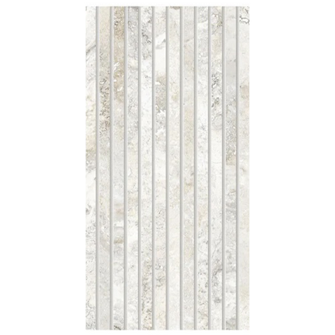 Bloom Grey Rise Deco 12"x24" Porcelain Tile