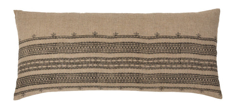 Filling Spaces Artful Traditionalist Bohemian Handcrafted Lumbar Pillow - 18 x 18 - 20 x 20 - 22 x 22 - 24 x 24 - 26X 26 - 14 x 20 - 14 x 40 - 18 x 40 - 16 x 50