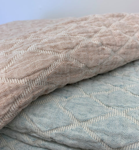 Organic Minimalist Geometric Stitched Shams