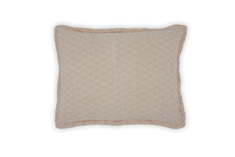 Organic Minimalist Geometric Stitched Shams