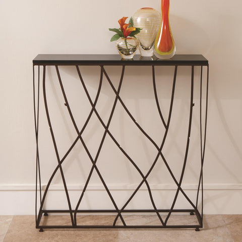 Global Views Nature-Driven Modernist Branch Console Modern Entryway