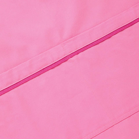 Bib Solid Adjustable Apron with Patch Pockets