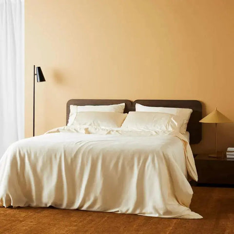 Minimalist Organic Solid Duvet Cover