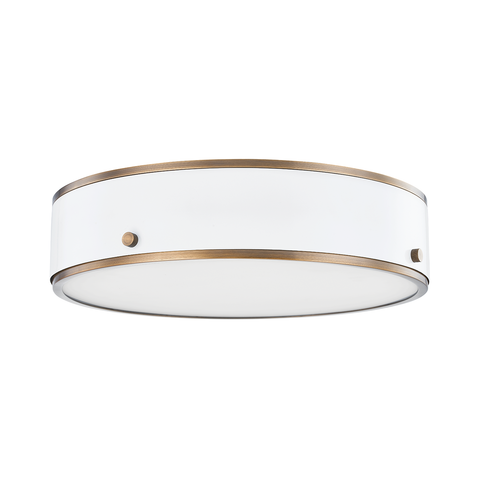 Eli Ambient Modern Drum Flush Mount Ceiling Light