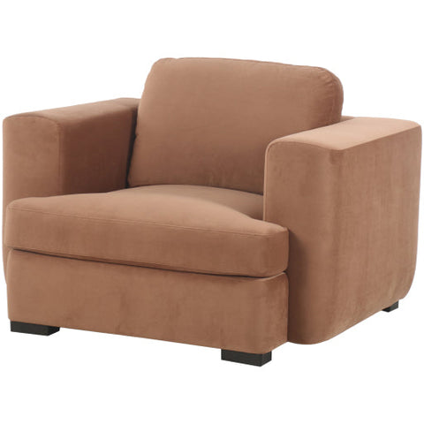 Timeless Minimalist Club Upholstered Accent Chair