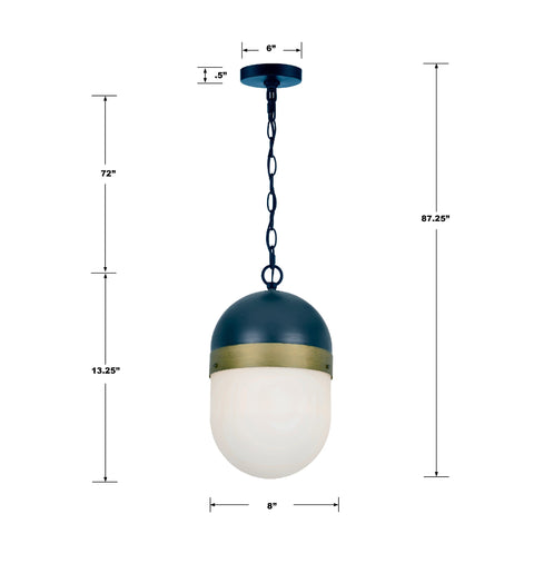 Capsule Brian Industrial Modern Ambient Pendant Light