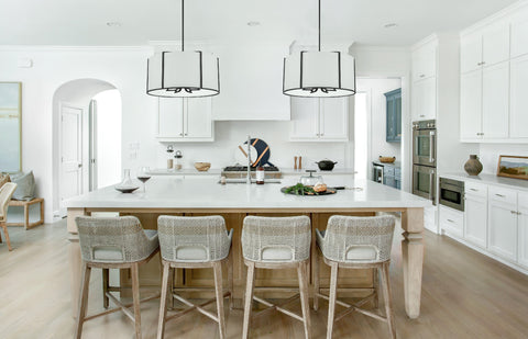 Carlyn Ambient Contemporary Drum Chandelier Ceiling Light