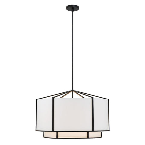 Carlyn Ambient Contemporary Drum Chandelier Ceiling Light