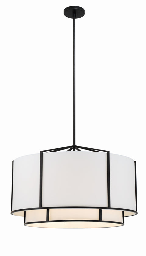 Carlyn Ambient Contemporary Drum Chandelier Ceiling Light