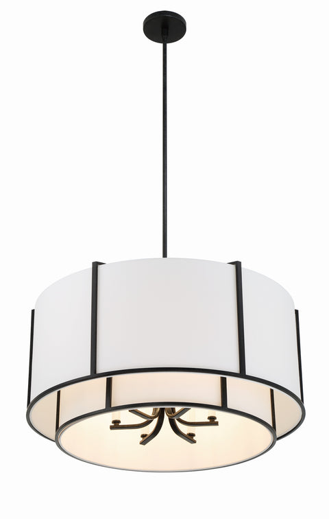 Carlyn Ambient Contemporary Drum Chandelier Ceiling Light