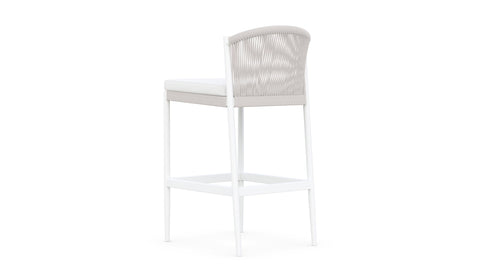 Modern Outdoor Living & Garden Hand Woven Bar Stool