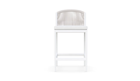 Outdoor Living & Garden Modern Barrel Back Counter Stool