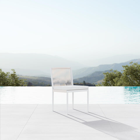 Modern Outdoor Living & Garden Armless Dining Side Chair