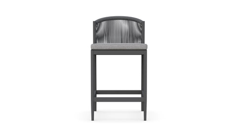Outdoor Living & Garden Modern Barrel Back Counter Stool