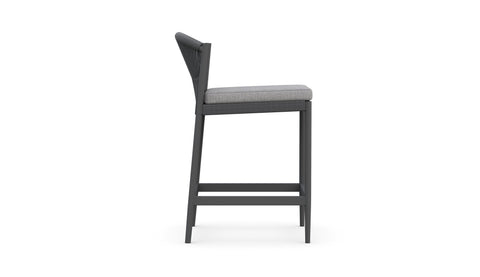 Outdoor Living & Garden Modern Barrel Back Counter Stool