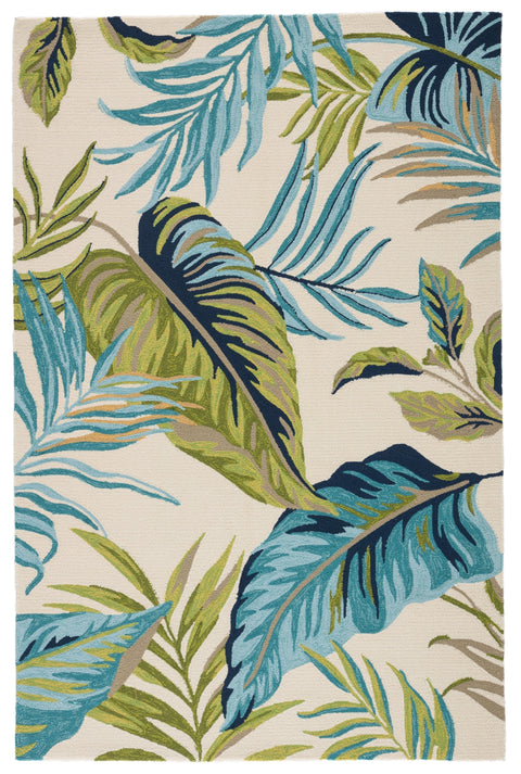 Coastal Graphic Floral Runner - 2' x 8'