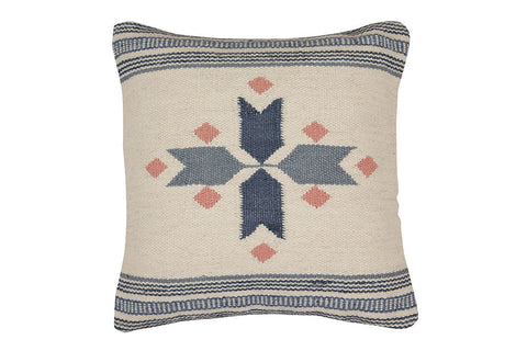 The Artisen Artful Traditionalist Bohemian Embroidery Square Accent Throw Pillow - 18 x 18