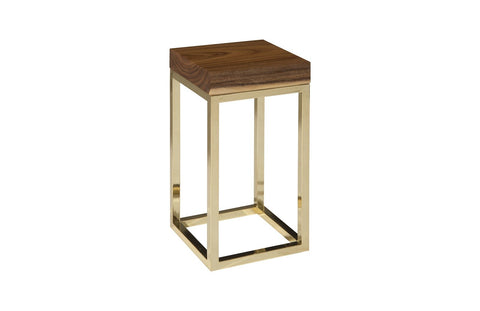 Nature-Driven Modernist Organic Square End Table