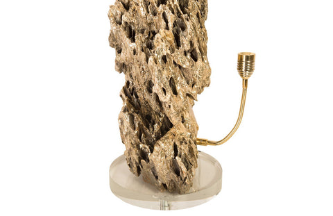 Stalagmite Accent Organic Modern Cut-Out Table Lamp