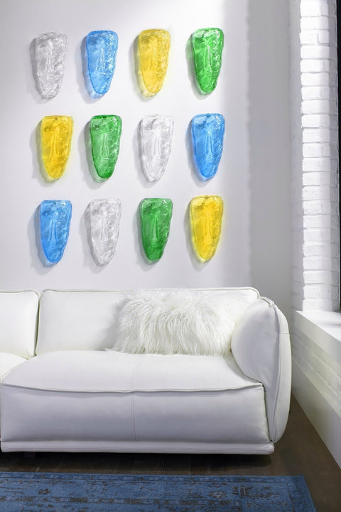 Modern Organic Three-dimensional Glass Novelty Wall Tile